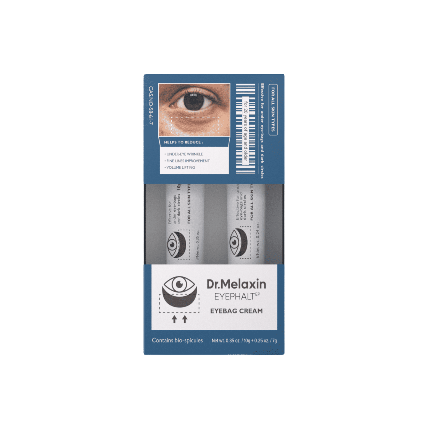 Dr.Melaxin Eyephalt Eyebag Cream Set (10g + 7g) – Brightening Eye Cream | kosmeticau Australia
