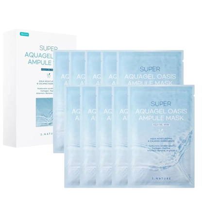 S.Nature Super Aquagel Oasis Ampule Mask – Hydrating Sheet Mask | kosmeticau Australia