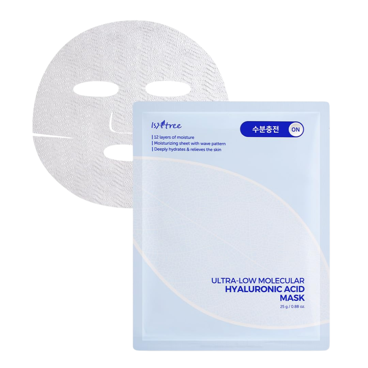 Isntree Ultra-Low Molecular Hyaluronic Acid Mask Sheet 10P – Deep Hydration Vegan Sheet Mask | kosmeticau Australia