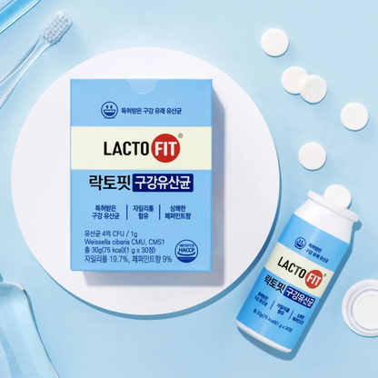 Lacto-Fit Oral Probiotics 30 Tablets (1-Month Supply) – Fresh Breath & Oral Balance | kosmeticau Australia