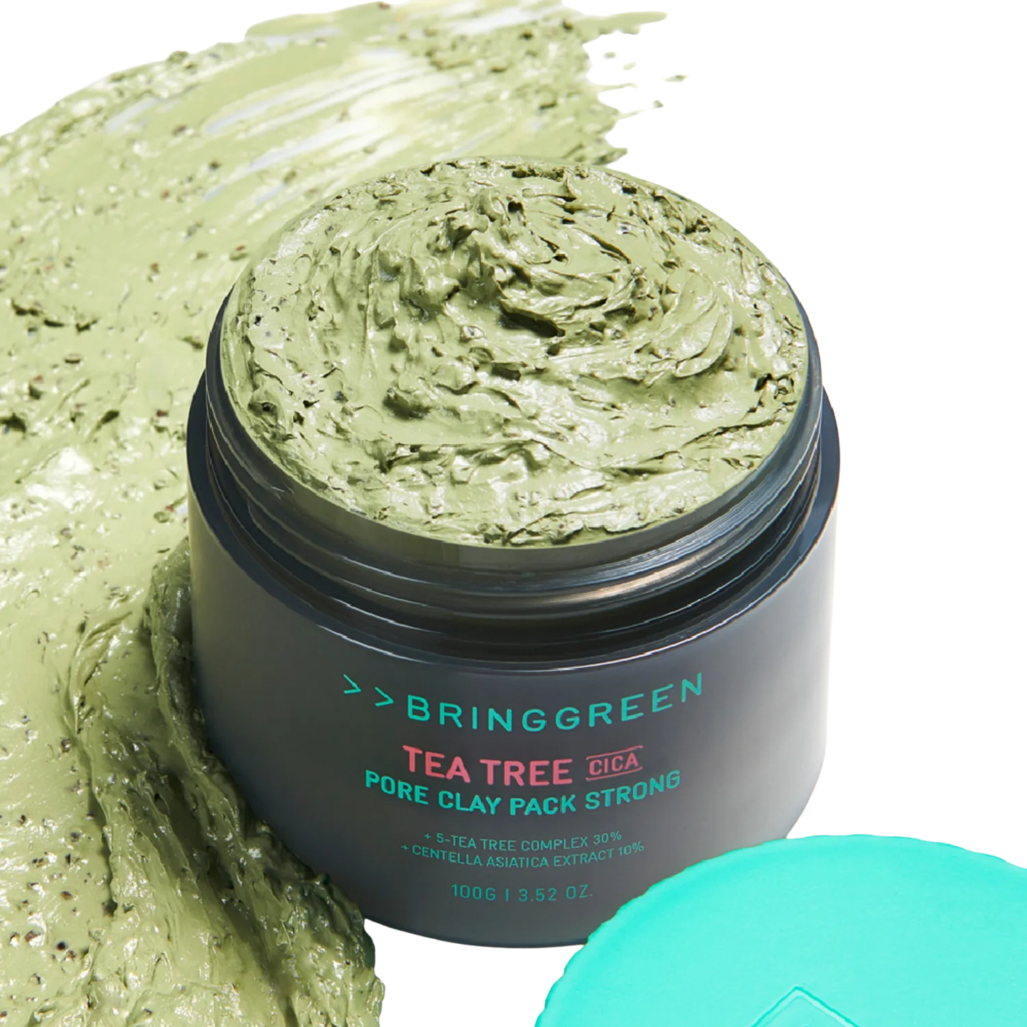 Bring Green Tea Tree Cica Pore Clay Pack Strong 100g – Deep Pore Cleansing & Soothing Care | kosmeticau Australia