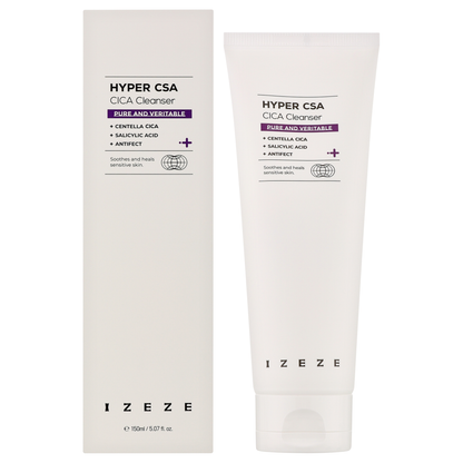 IZEZE Hyper CSA Cica Cleanser 150ml – Soothing Foam Cleanser for Acne-Prone Skin | kosmeticau Australia
