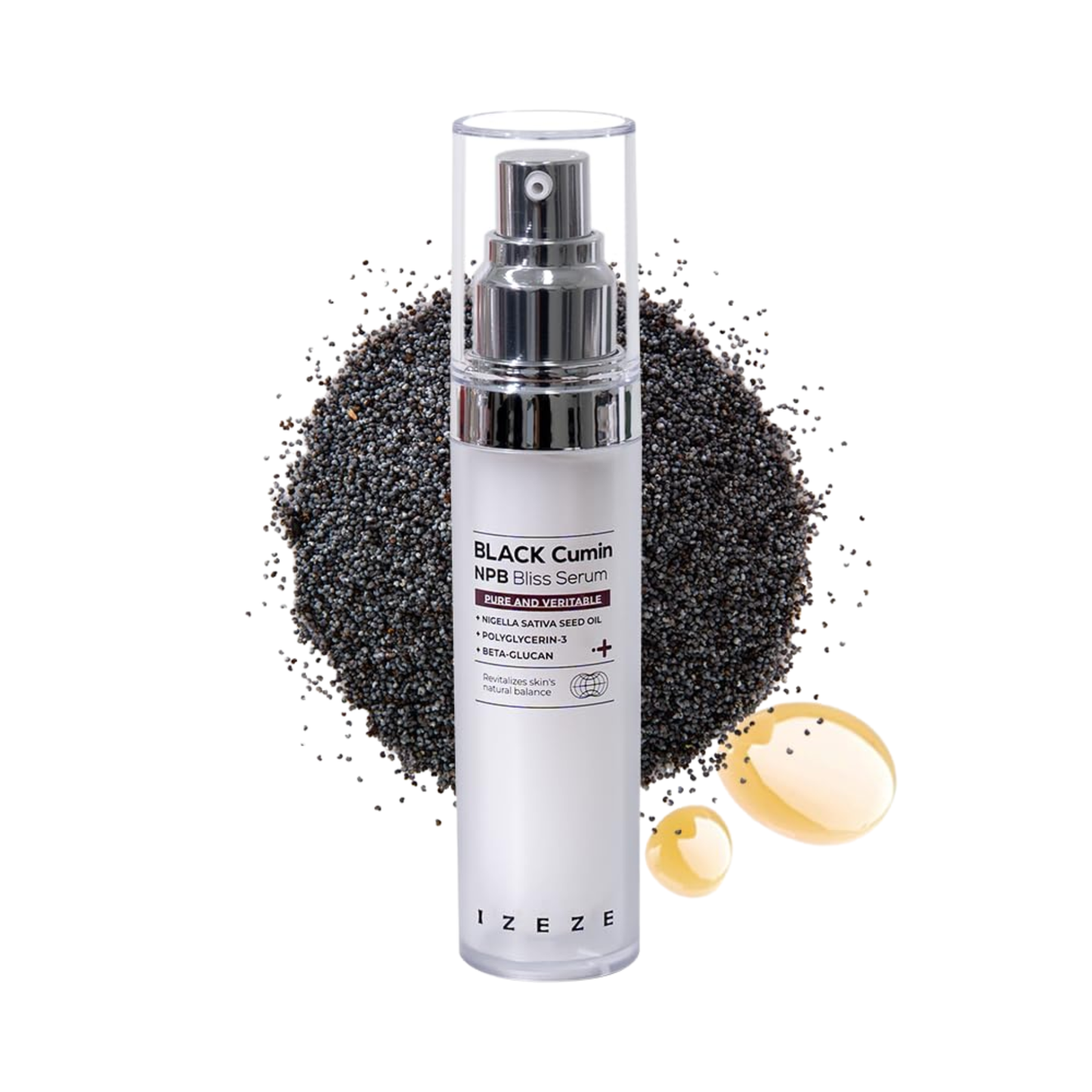 IZEZE Black Cumin NPB Bliss Serum 30ml – Brightening & Hydrating Facial Serum | kosmeticau Australia
