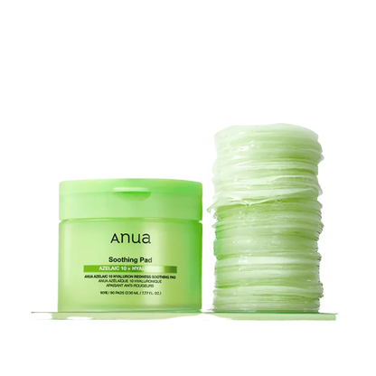 Anua Azelaic 10 Hyaluron Redness Soothing Pad – Calming Korean Toner Pads | kosmeticau Australia