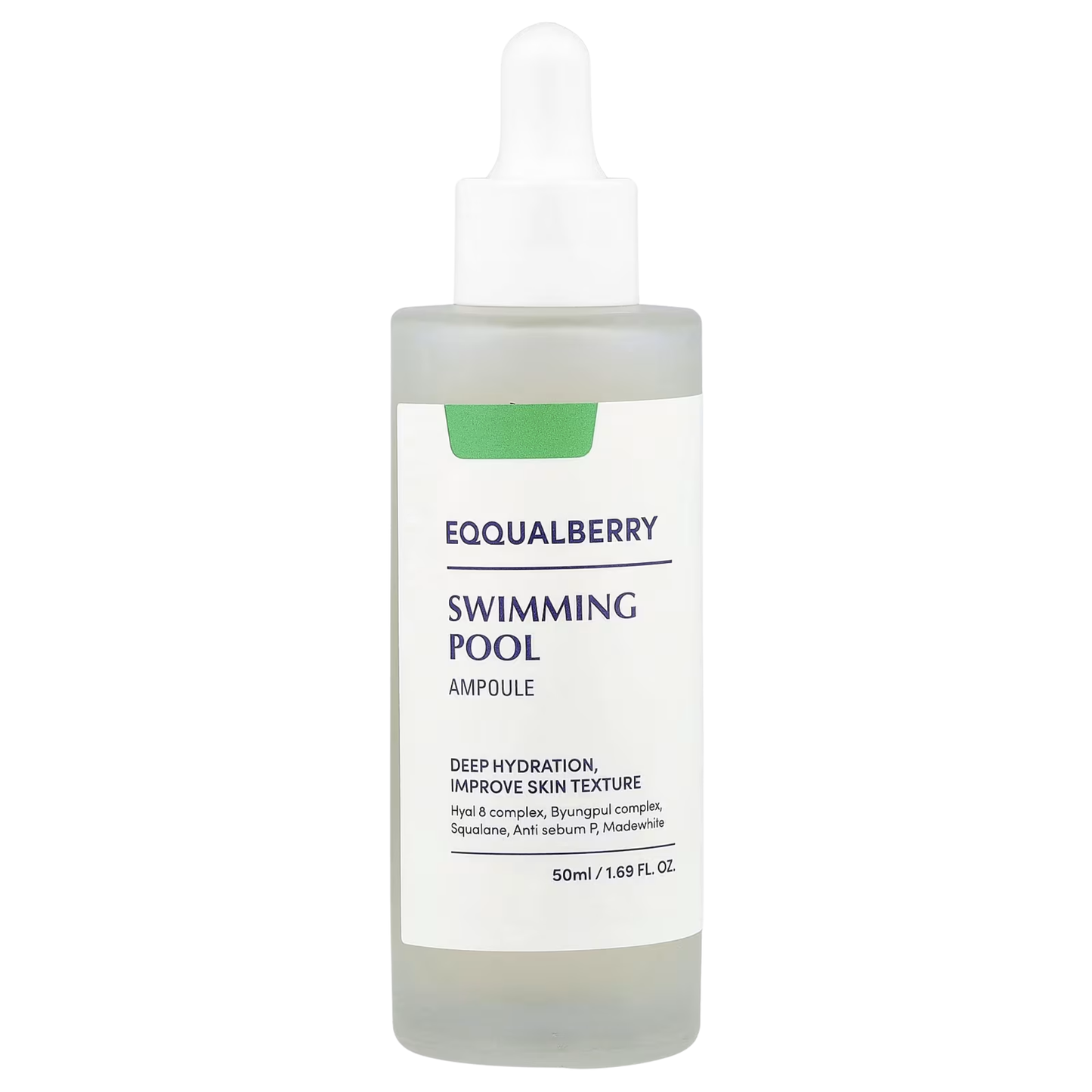 Eqqualberry Swimming Pool Ampoule 50ml – Deep Hydration Vegan Serum | kosmeticau Australia