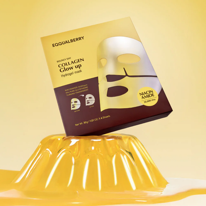 Eqqualberry Collagen Glow Up Hydrogel Mask 30g – Brightening & Hydrating Collagen Sheet Mask | kosmeticau Australia