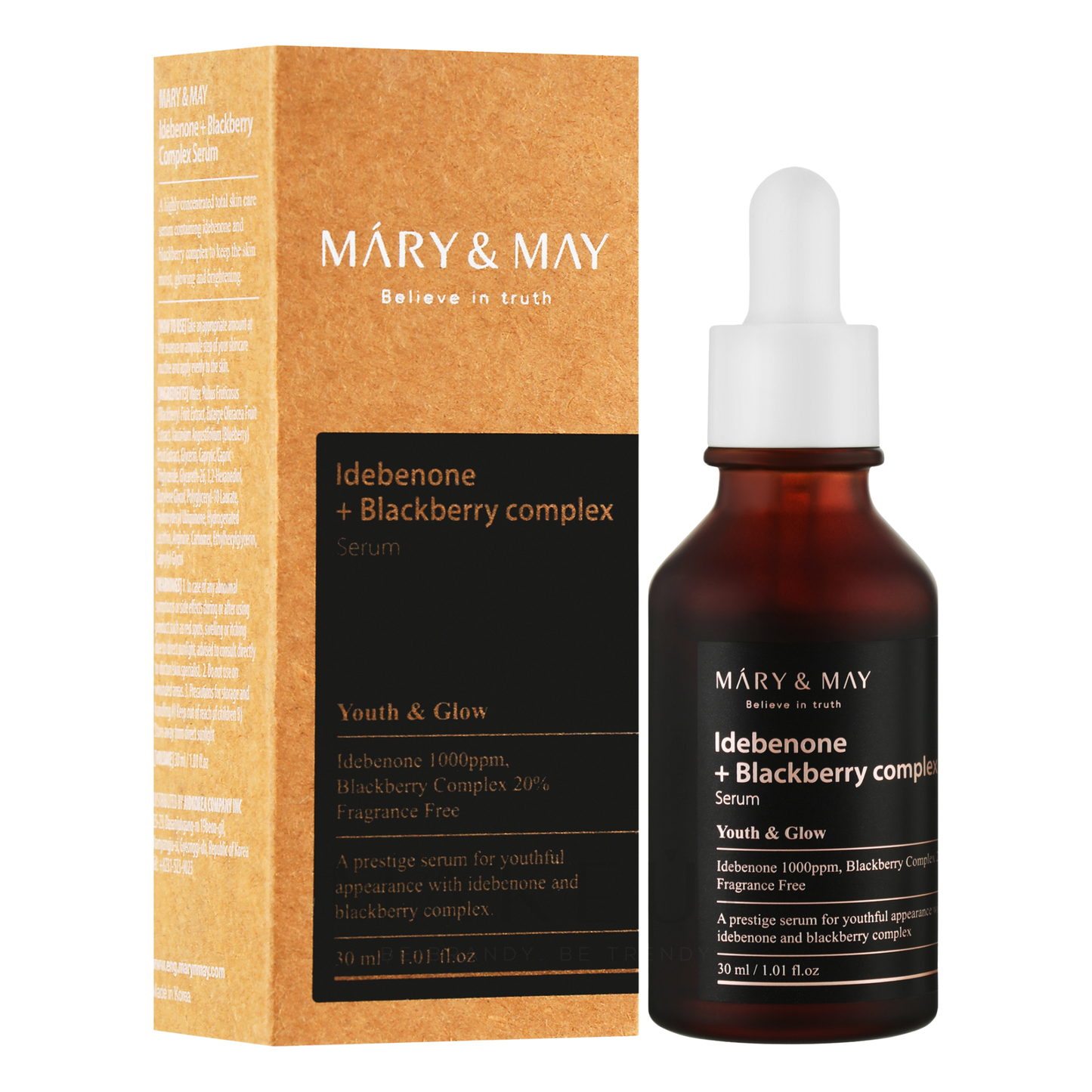 Mary & May Idebenone + Blackberry Complex Serum 30ml – Korean Skincare Australia
