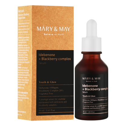 Mary & May Idebenone + Blackberry Complex Serum 30ml – Korean Skincare Australia