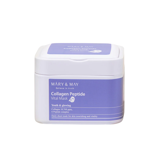 Mary & May Collagen Peptide Vital Mask (30pcs) – Korean Skincare Australia