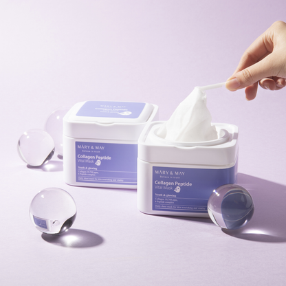 Mary & May Collagen Peptide Vital Mask (30pcs) – Korean Skincare Australia
