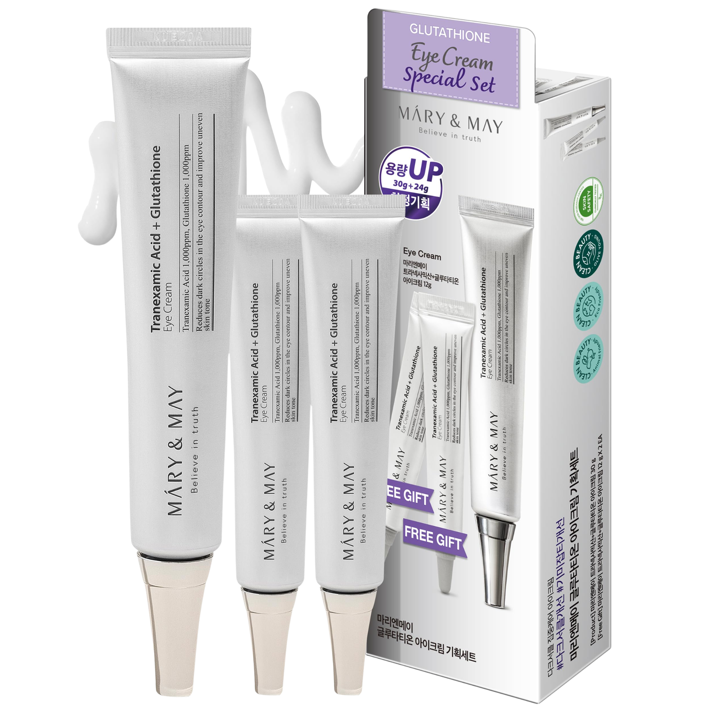 Mary & May Tranexamic Acid + Glutathione Eye Cream  – Korean Skincare Australia