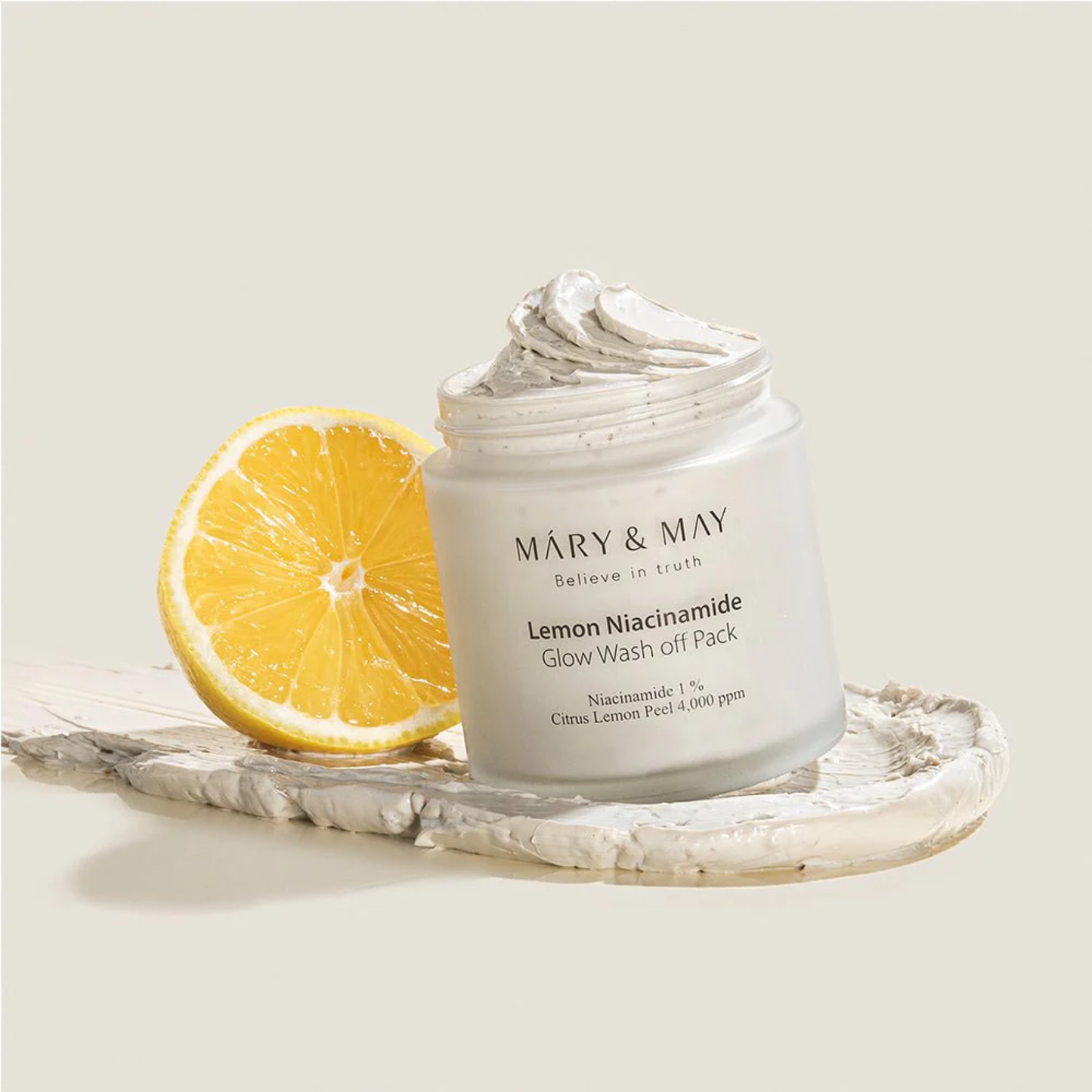 Mary & May Lemon Niacinamide Glow Wash Off Mask Pack 125g – Korean Skincare Australia