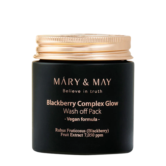 Mary & May Blackberry Complex Glow Wash Off Pack 125g – Korean Skincare Australia