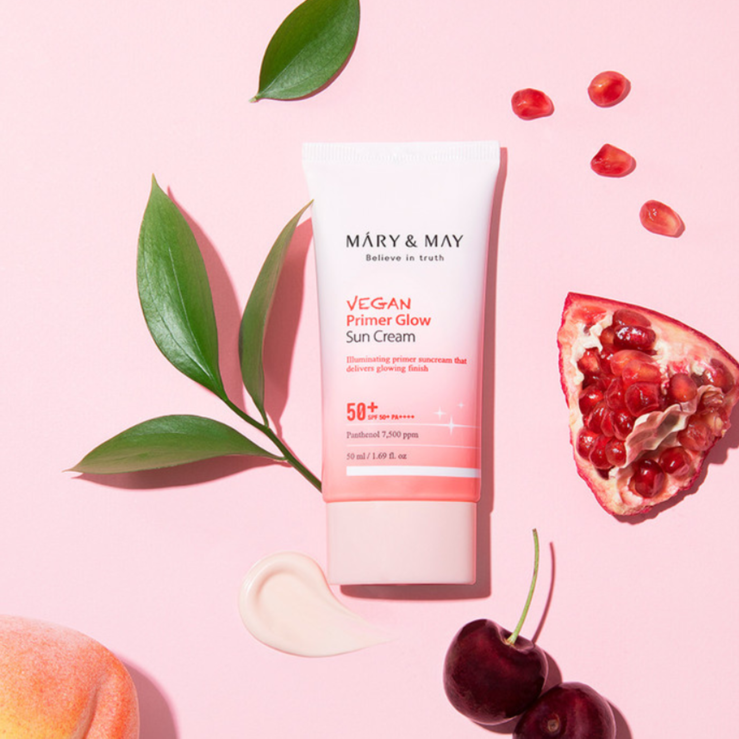 Mary & May Vegan Primer Glow Sun Cream 50ml – Korean Skincare Australia