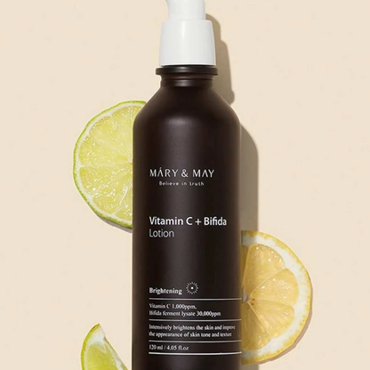 Mary & May Vitamin C + Bifida Lotion 120ml – Korean Skincare Australia