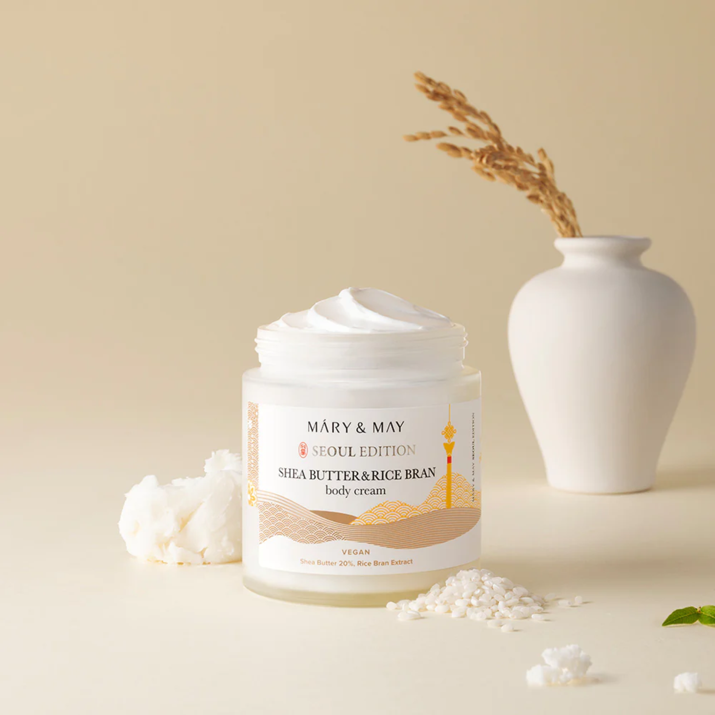 Mary&May – Shea Butter & Rice Bran Body Cream 250ml