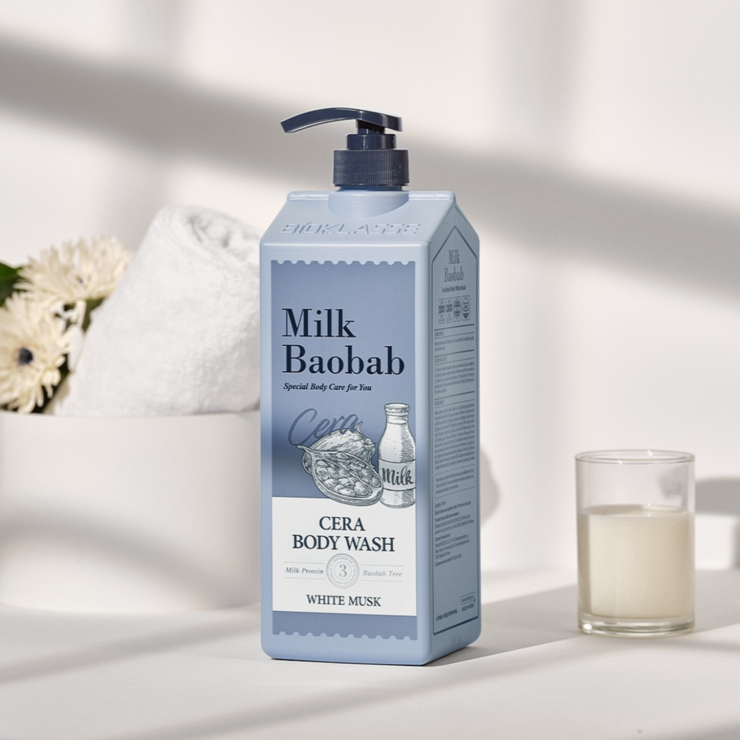 MILK BAOBAB Body Wash White Musk 1000ml – Korean Body Wash Australia
