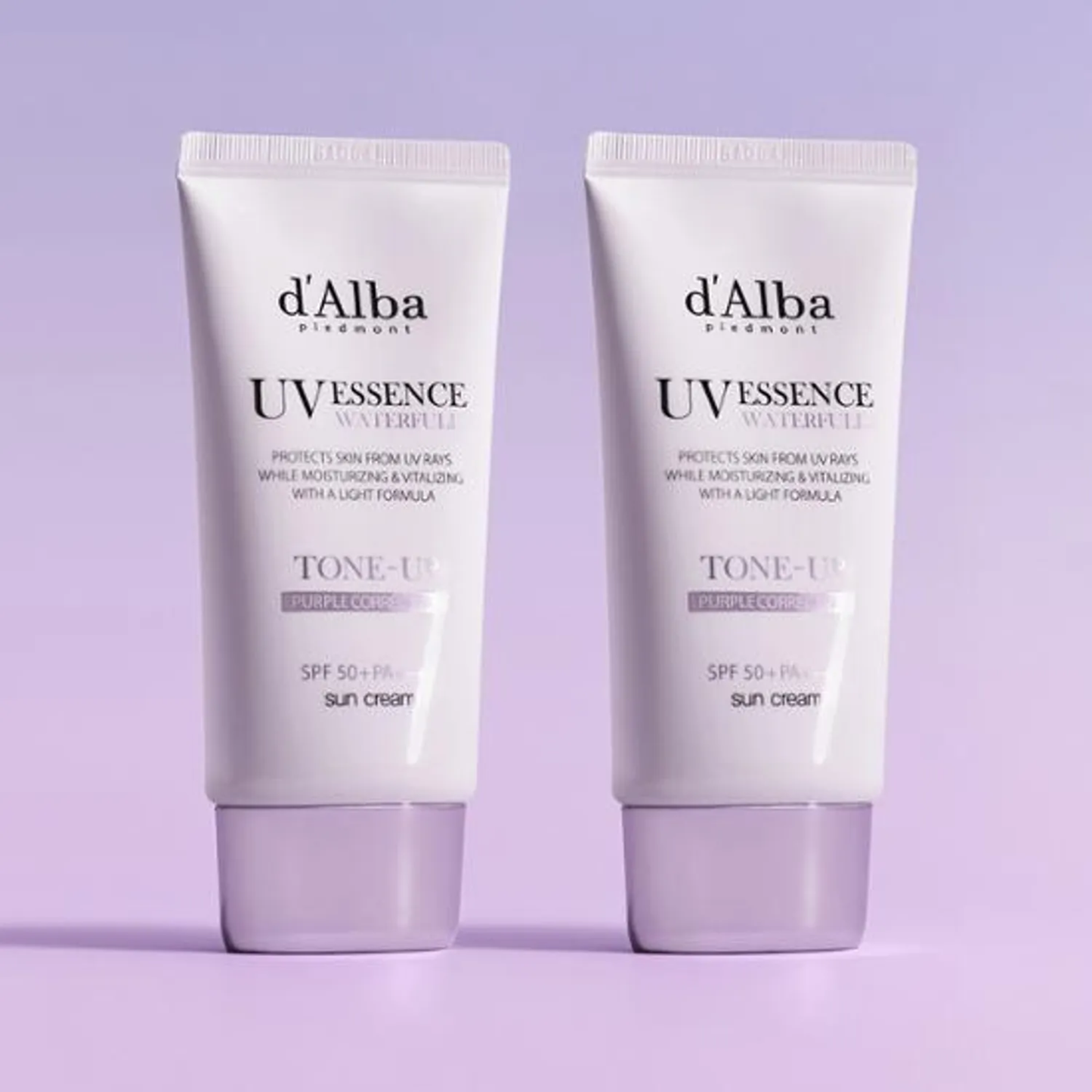 d'Alba Waterfull Purple Correcting Tone-Up Sun Cream SPF50+ PA++++