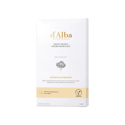 d'Alba – White Truffle Double Mask Pack (Nutritive & Hydrating)
