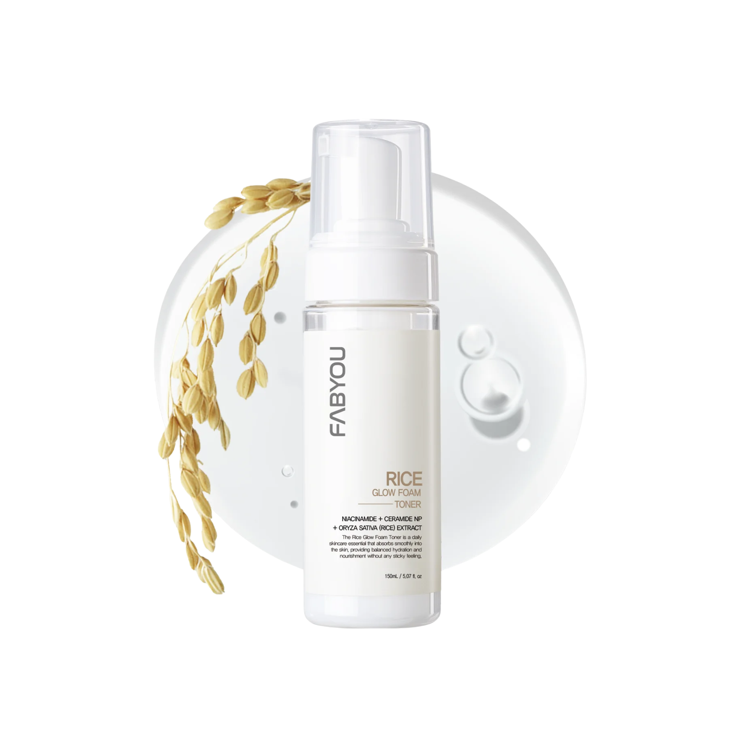 FABYOU Rice Glow Foam Toner