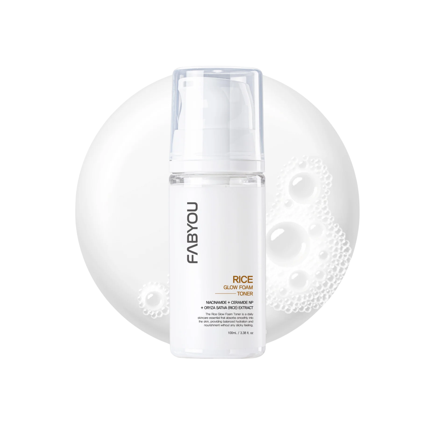 FABYOU Rice Glow Foam Toner