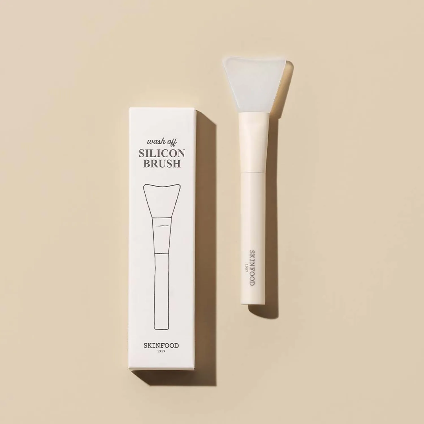 SKINFOOD Wash Off Silicone Brush | Korean Skincare Tool