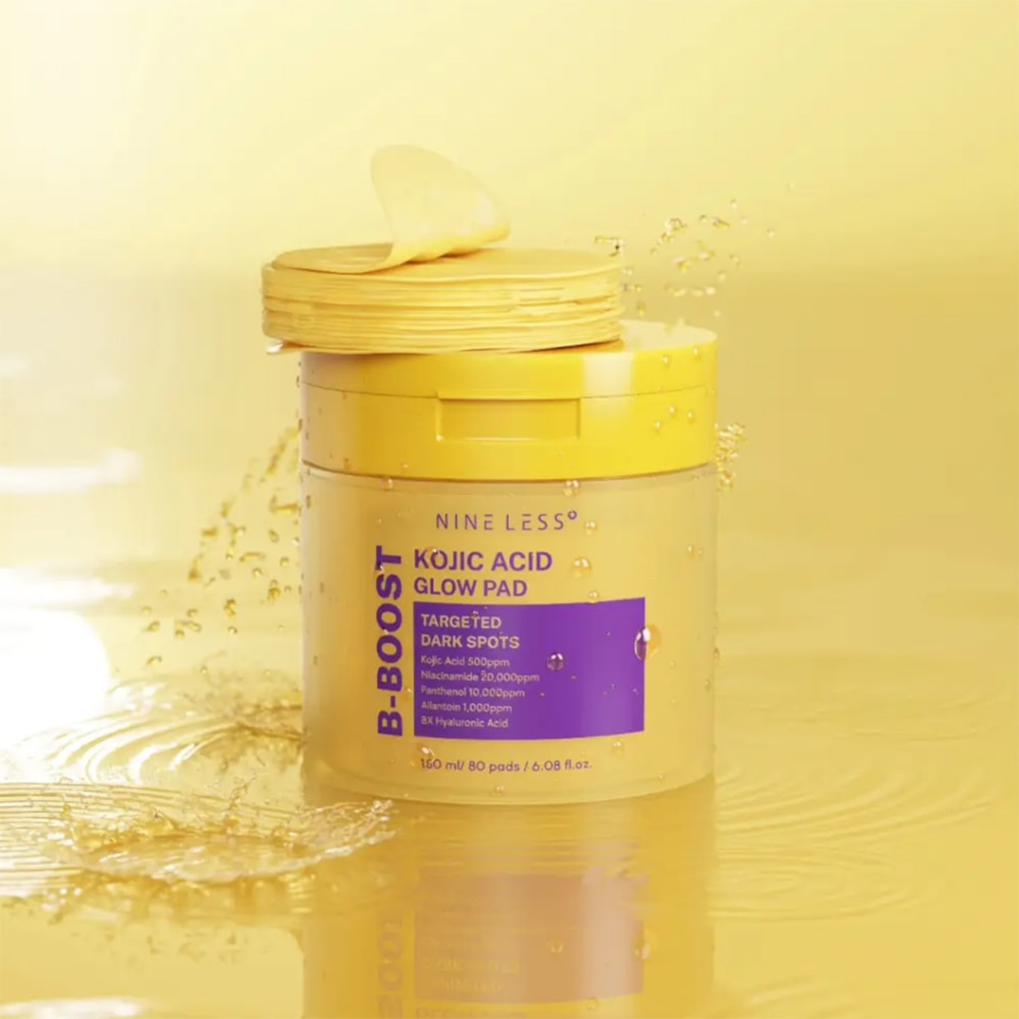 NINELESS B-Boost Kojic Acid Glow Pad 180ml – Korean Skincare Australia