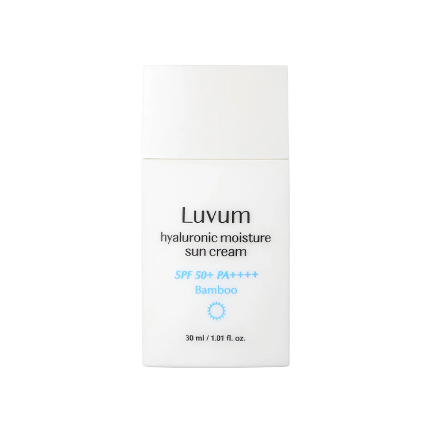 Luvum Bamboo Hyaluronic Moisture Sun Cream SPF50+ PA++++ 30ml – Korean Skincare Australia