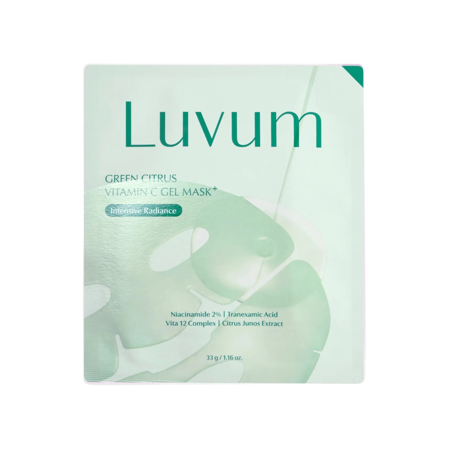 LUVUM Green Citrus Vitamin C Plus Gel Mask 5pcs – Korean Skincare Australia