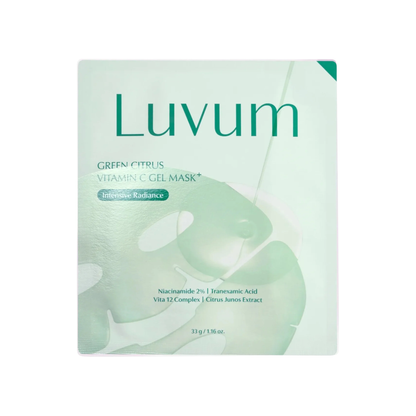 LUVUM Green Citrus Vitamin C Plus Gel Mask 5pcs – Korean Skincare Australia