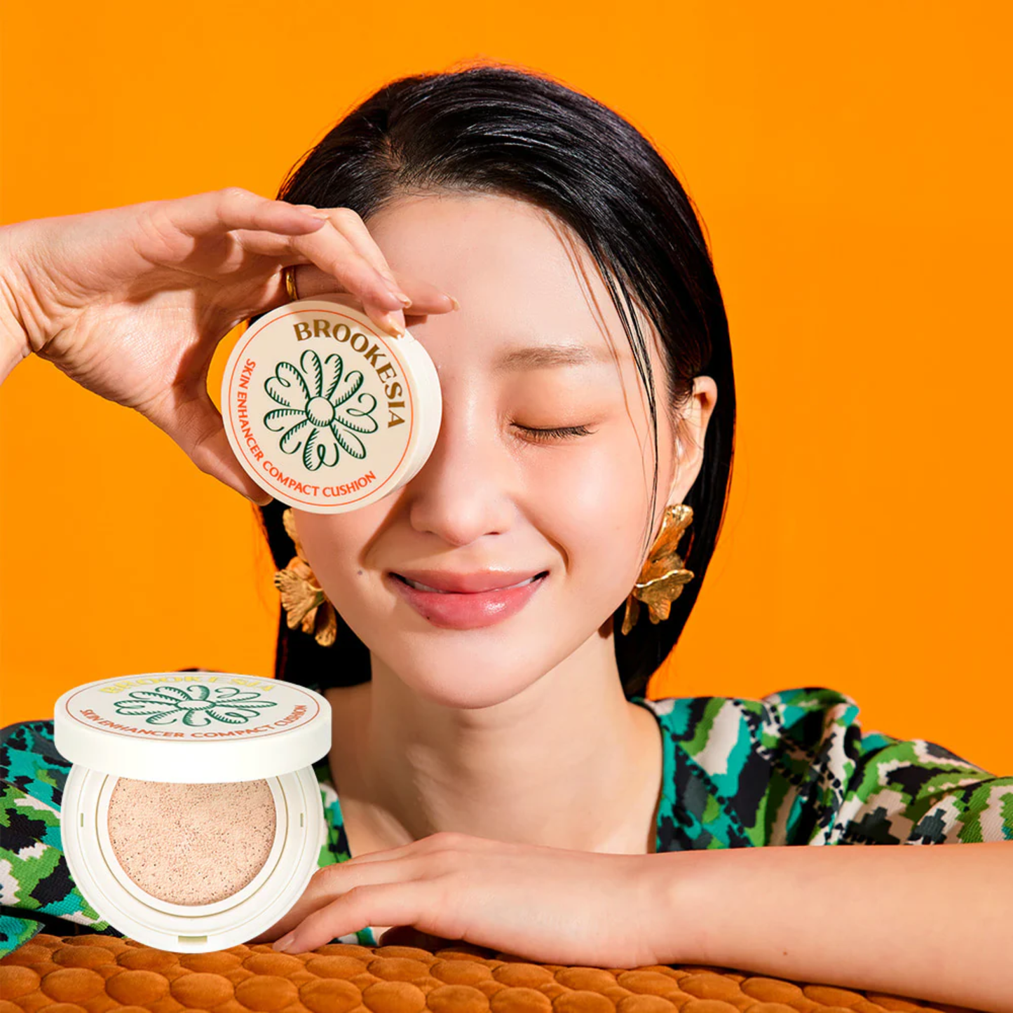 BROOKESIA Skin Enhancer Compact Cushion Glow SPF40 PA++ 12g – Korean Cushion Foundation Australia