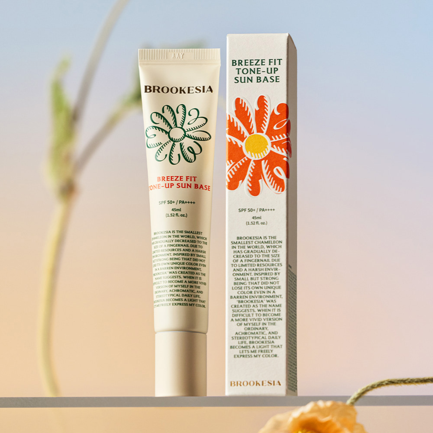 BROOKESIA Breeze Fit Tone-Up Sun Base SPF50+ PA++++ 45ml – Korean Sunscreen Australia