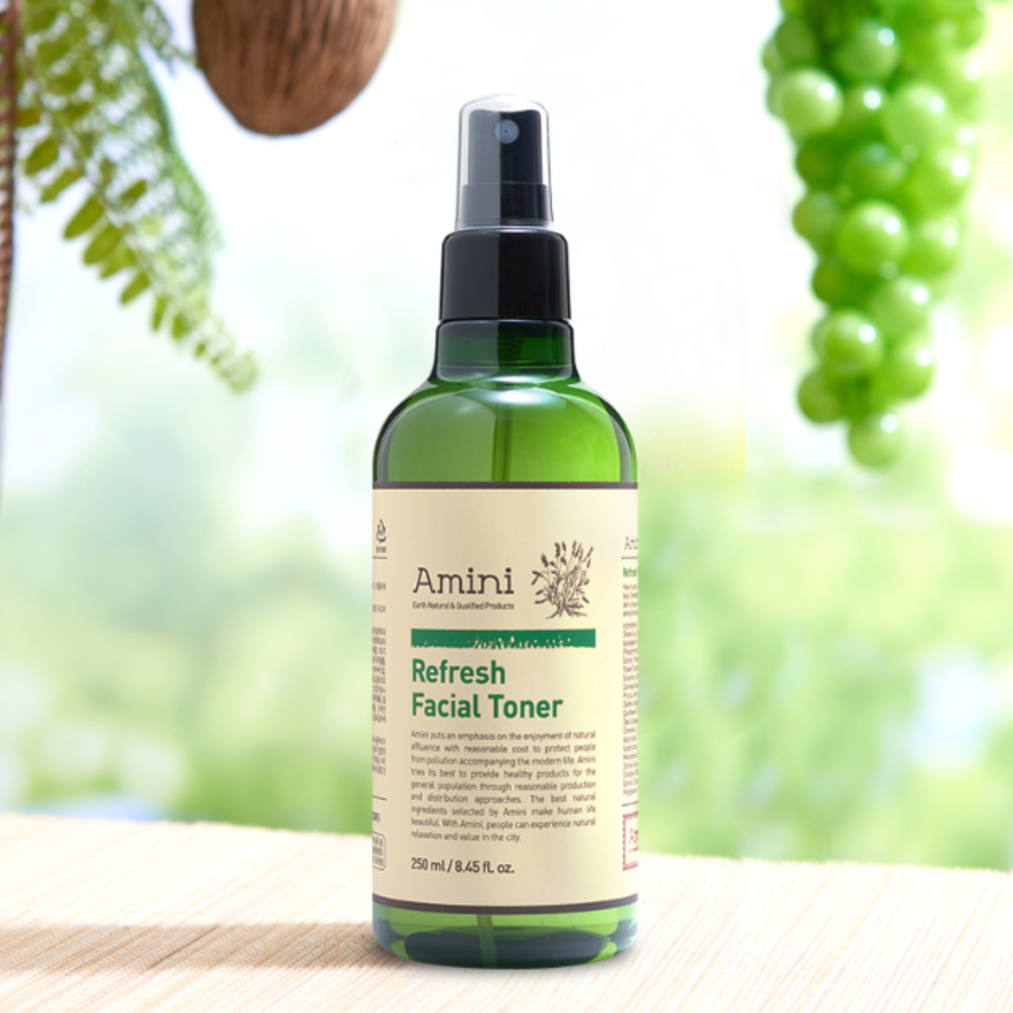 AMINI Refresh Facial Toner (250ml) | Hydrating & Cooling