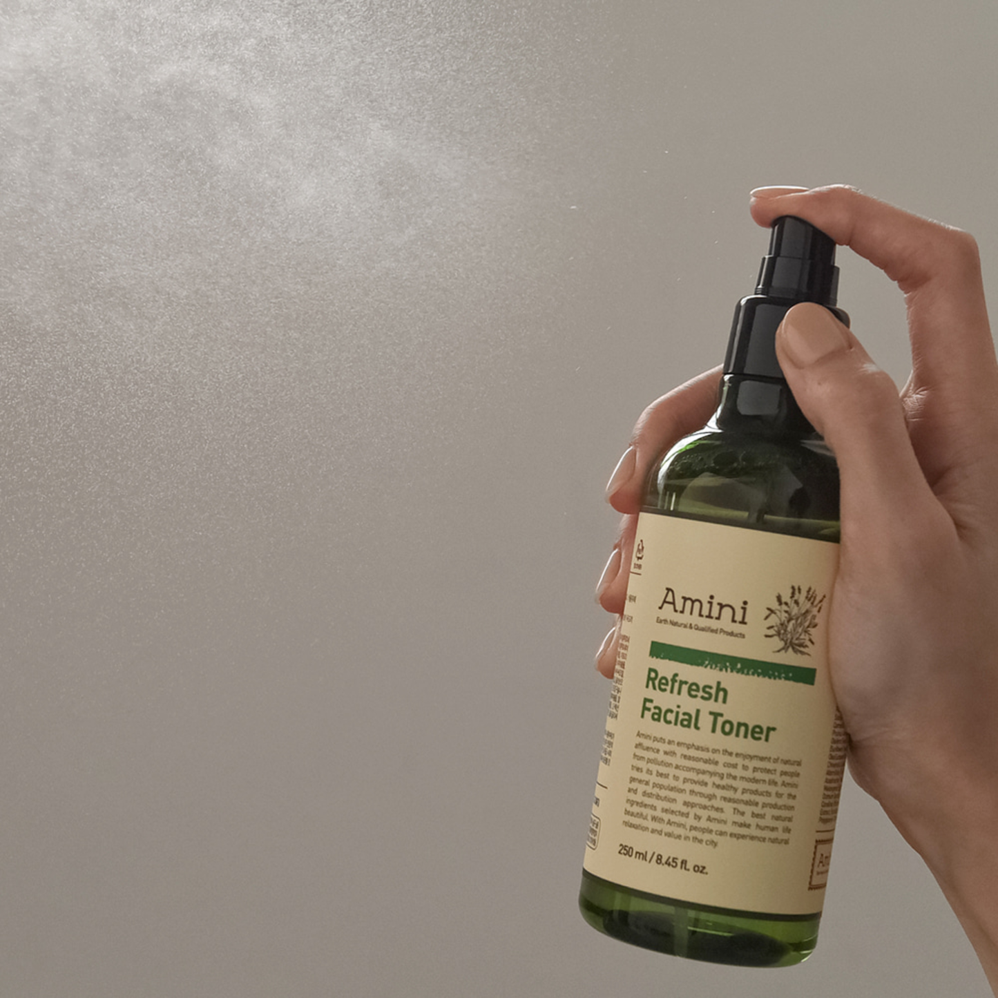 AMINI Refresh Facial Toner (250ml) | Hydrating & Cooling