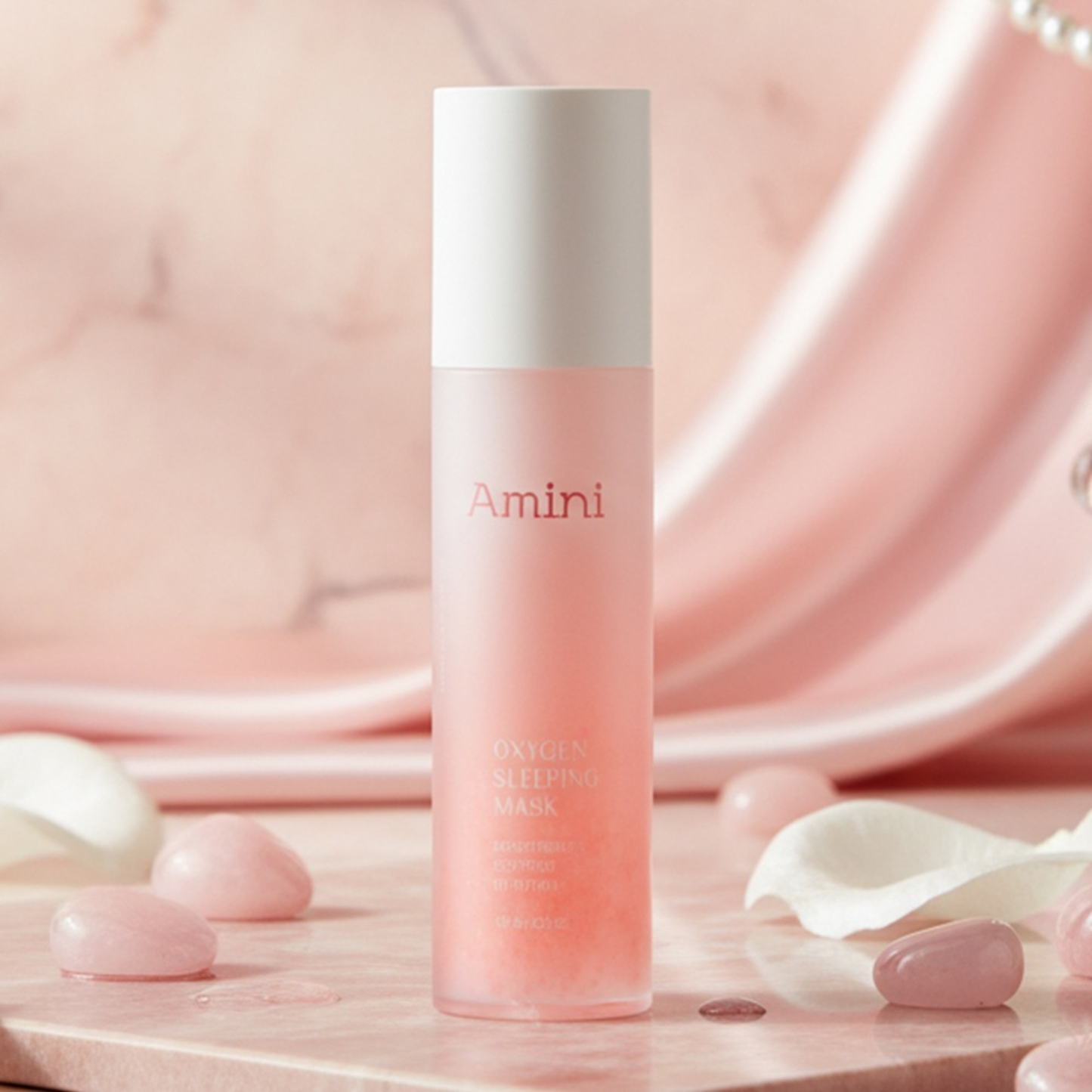 AMINI Oxygen Sleeping Mask 100g - Nutrition and Whitening Wrinkle Care