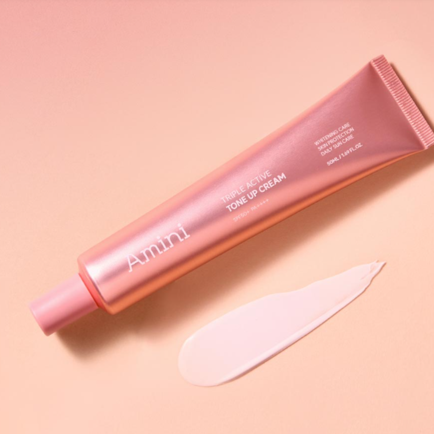 AMINI Triple Tone up Active Sunscreen (50ml) | Brightening & UV Protection