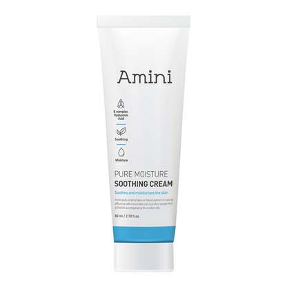 AMINI Pure Moisture Soothing Cream (80ml) | Deep Hydration & Calming