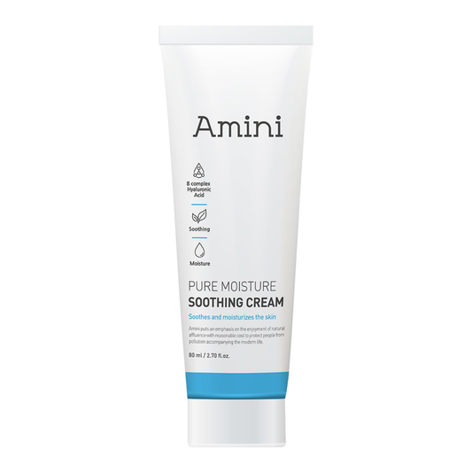 AMINI Pure Moisture Soothing Cream (80ml) | Deep Hydration & Calming