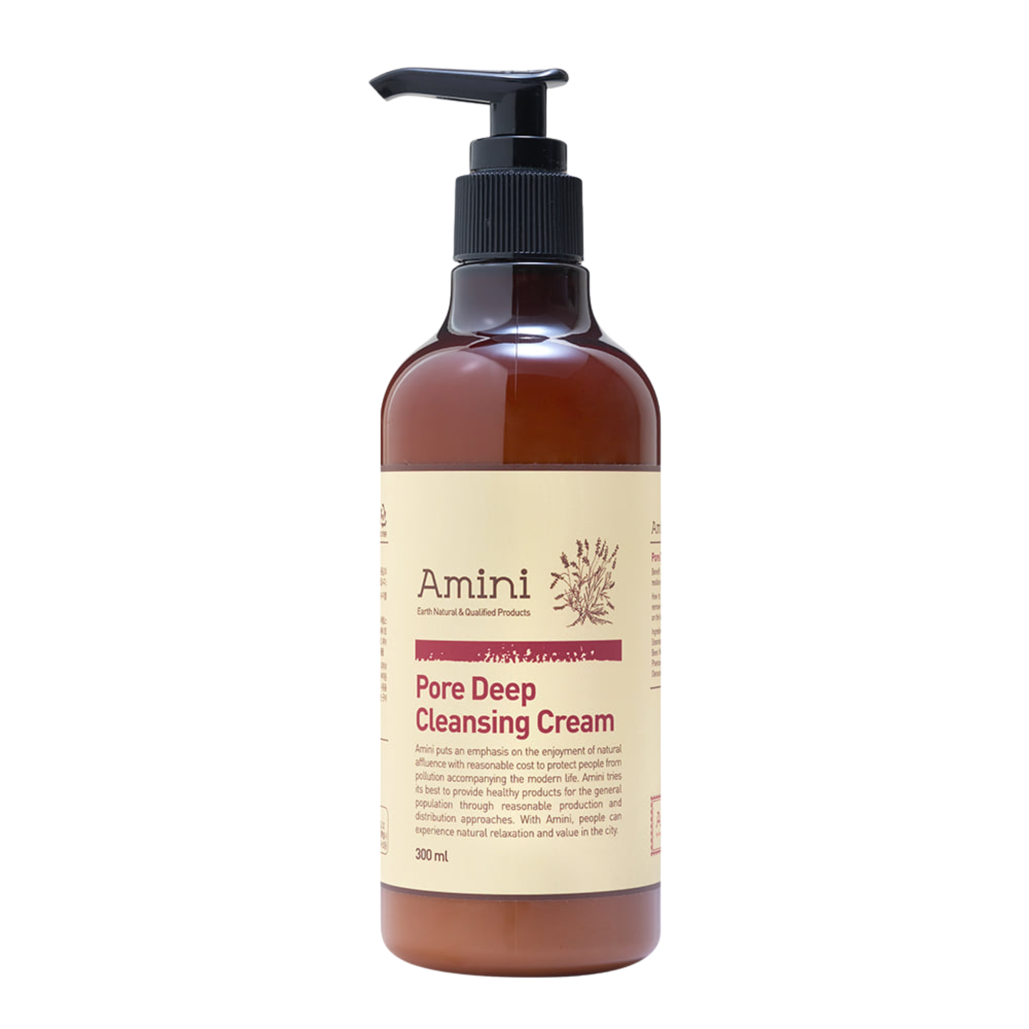 AMINI Pore Deep Cleansing Cream (500ml) | Makeup Removal & Hydrating