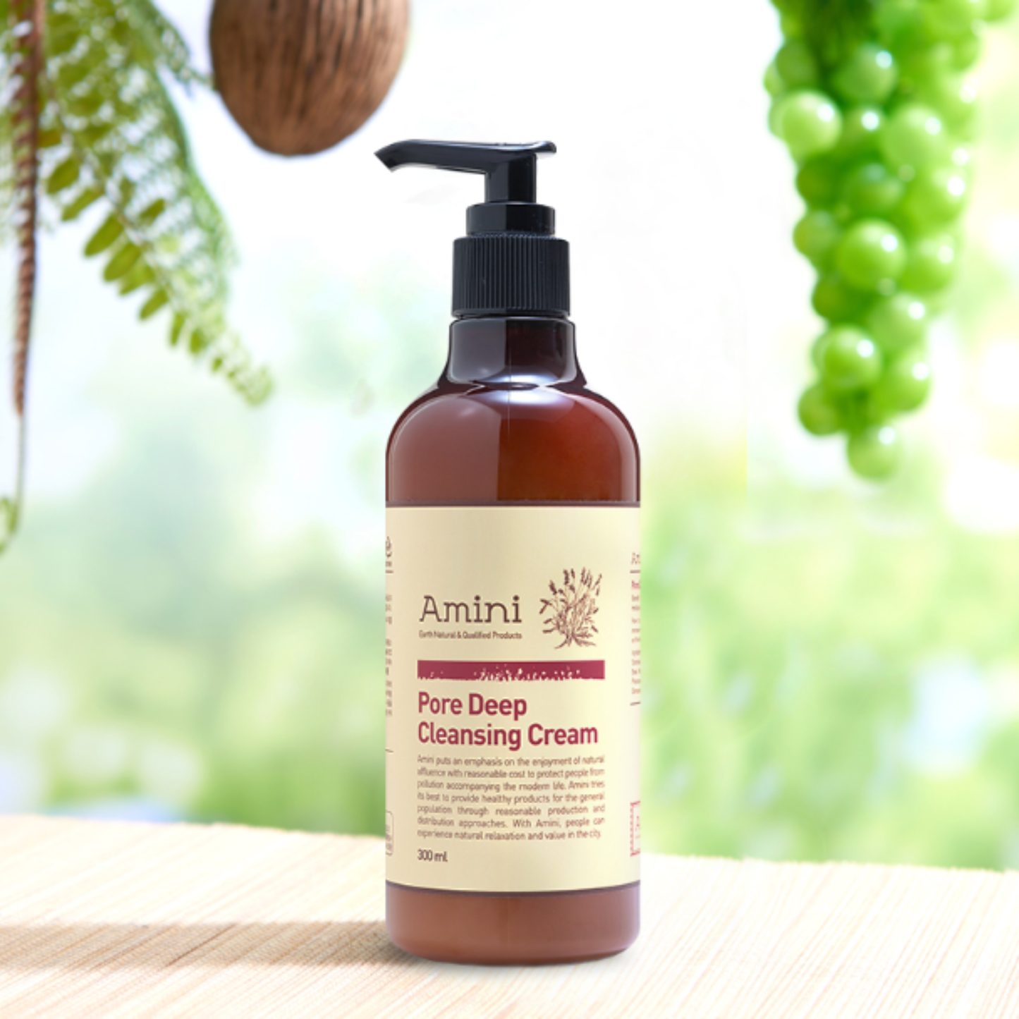 AMINI Pore Deep Cleansing Cream (500ml) | Makeup Removal & Hydrating