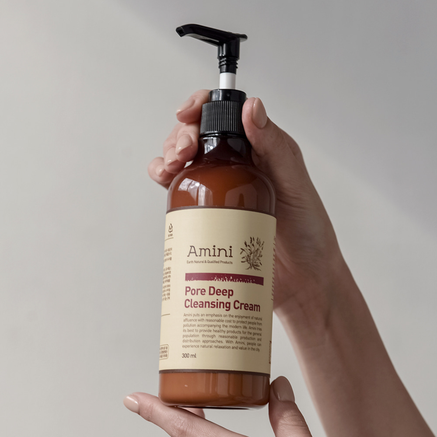 AMINI Pore Deep Cleansing Cream (500ml) | Makeup Removal & Hydrating