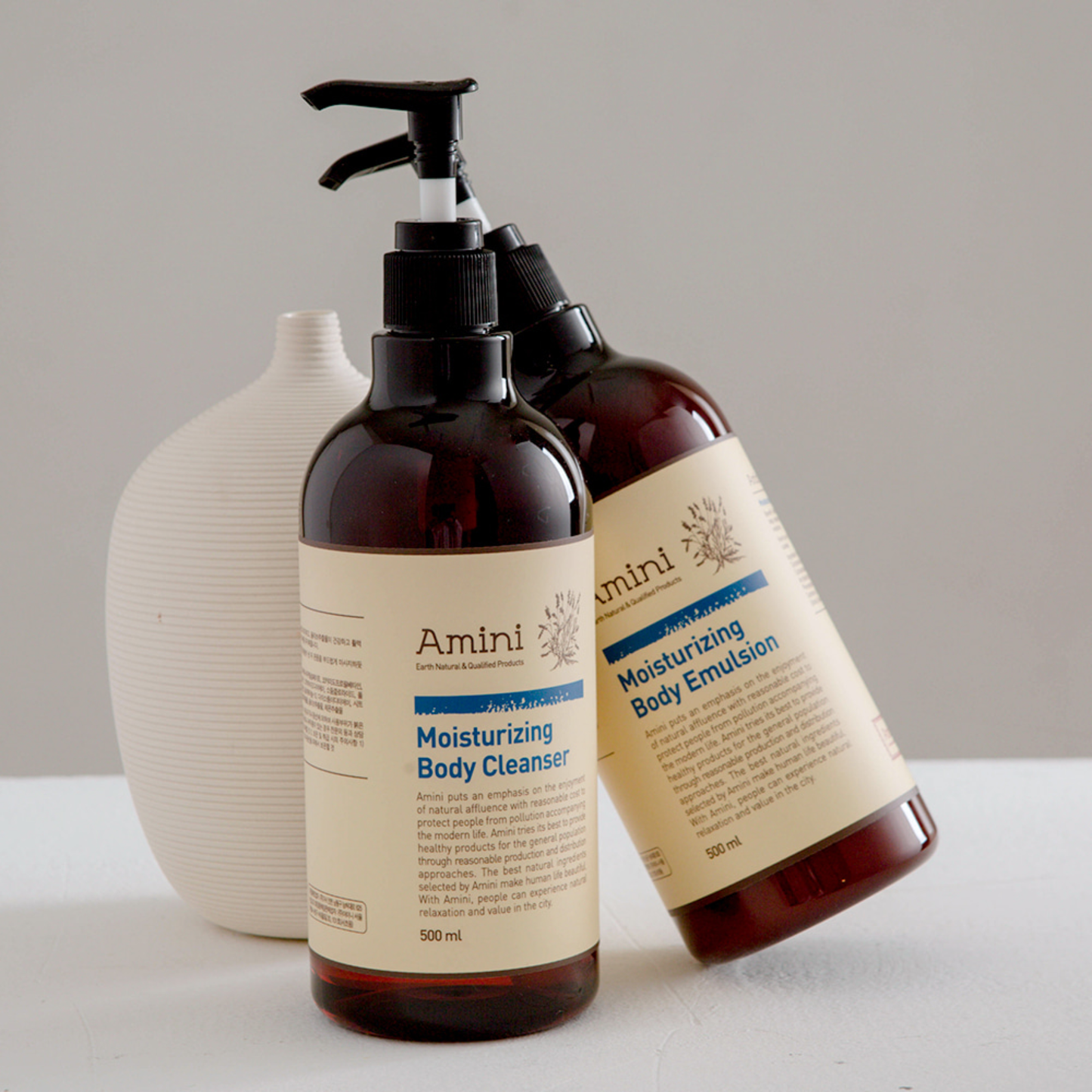 AMINI Moisturizing Body Cleanser (500ml) | Hydrating & Aroma Care