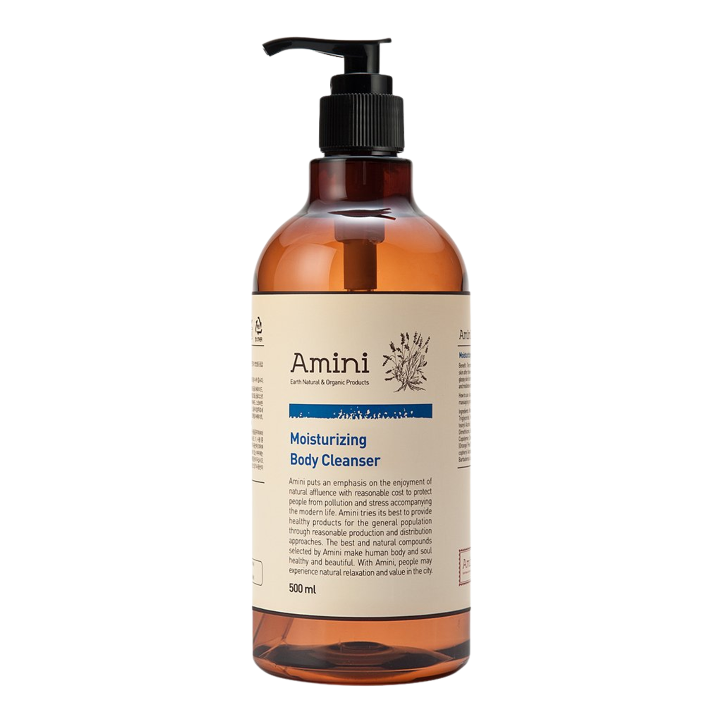 AMINI Moisturizing Body Cleanser (500ml) | Hydrating & Aroma Care