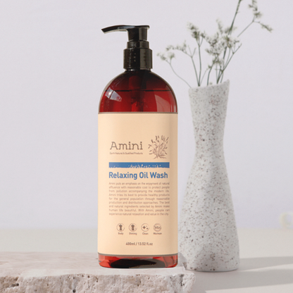 AMINI Relaxing Oil Wash (400ml) | Premium Spa-at-Home Care