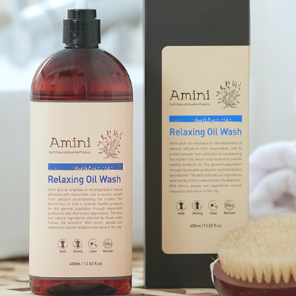 AMINI Relaxing Oil Wash (400ml) | Premium Spa-at-Home Care