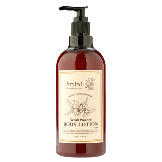 AMINI Body Lotion Neroli Powder (500ml) | Soft Powdery Scent & Hydrating