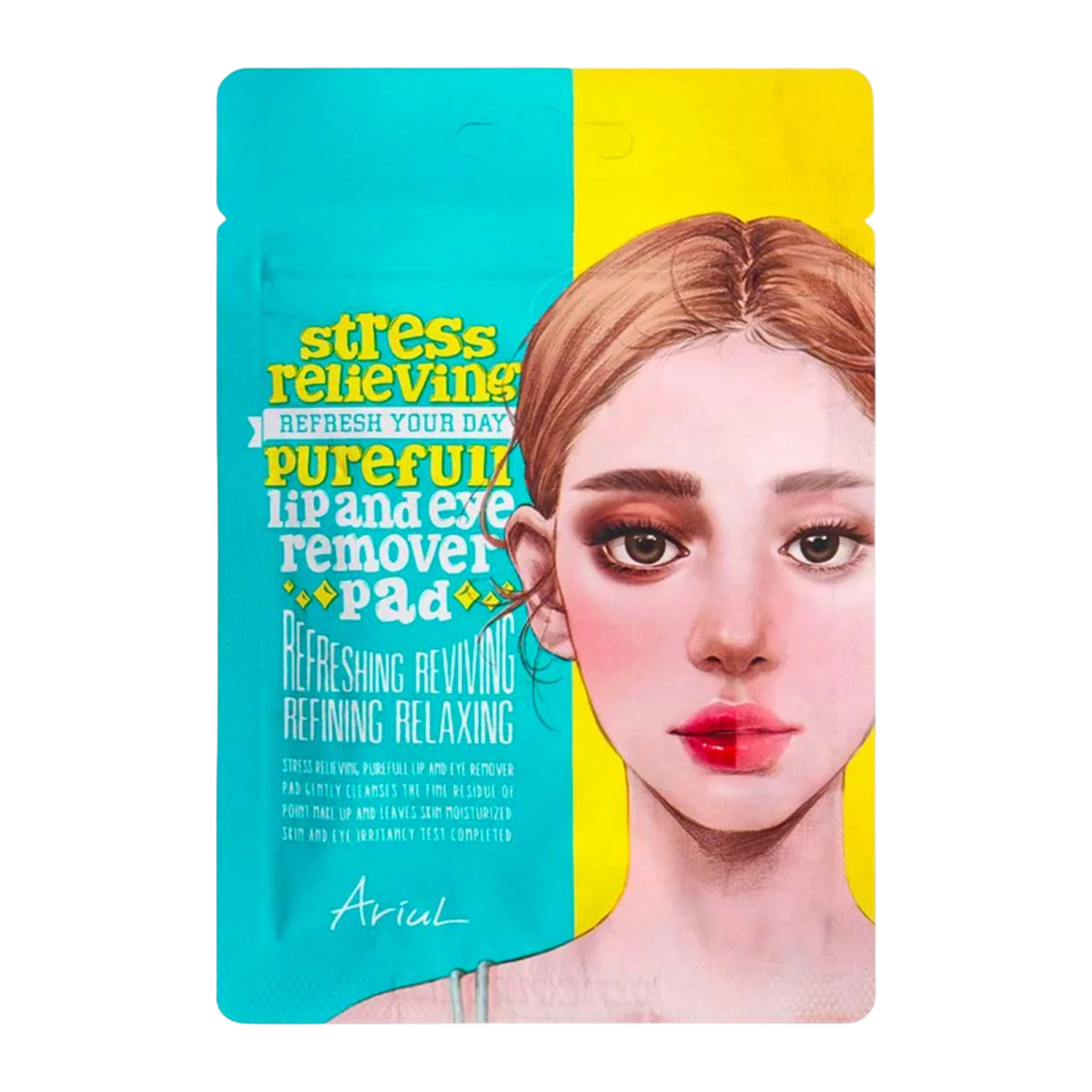 Ariul Stress Relieving Purefull Lip and Eye Remover Pad