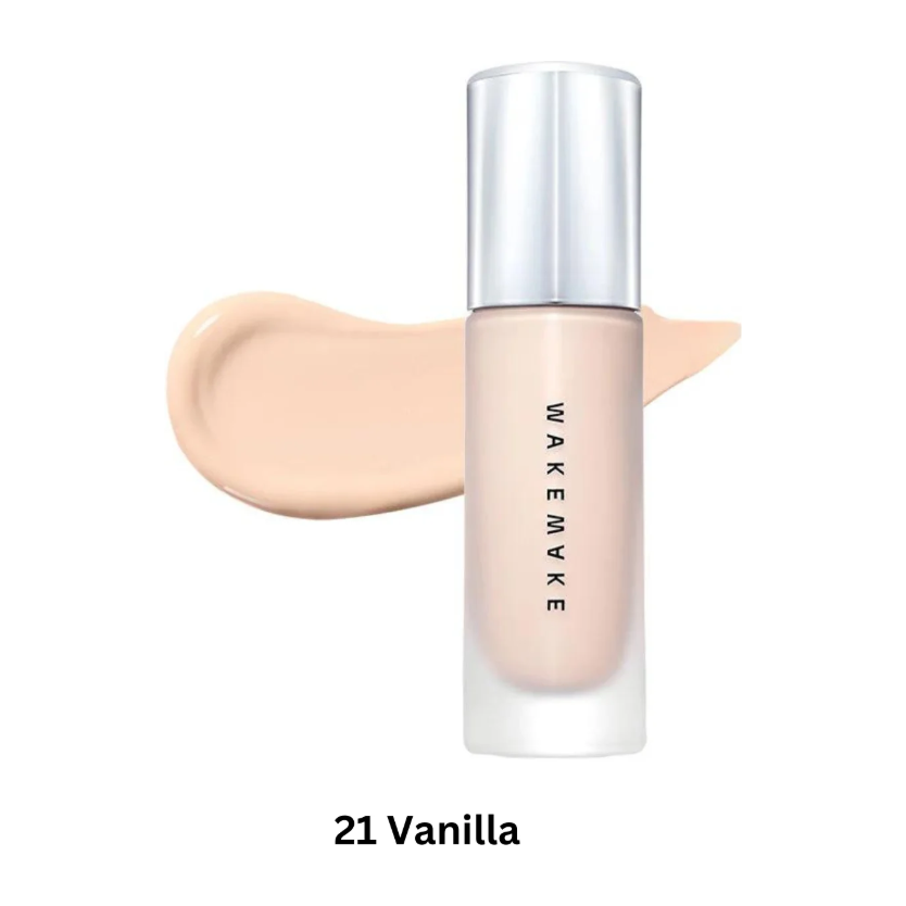 WAKEMAKE Water Velvet Cover Foundation (5 Shades)