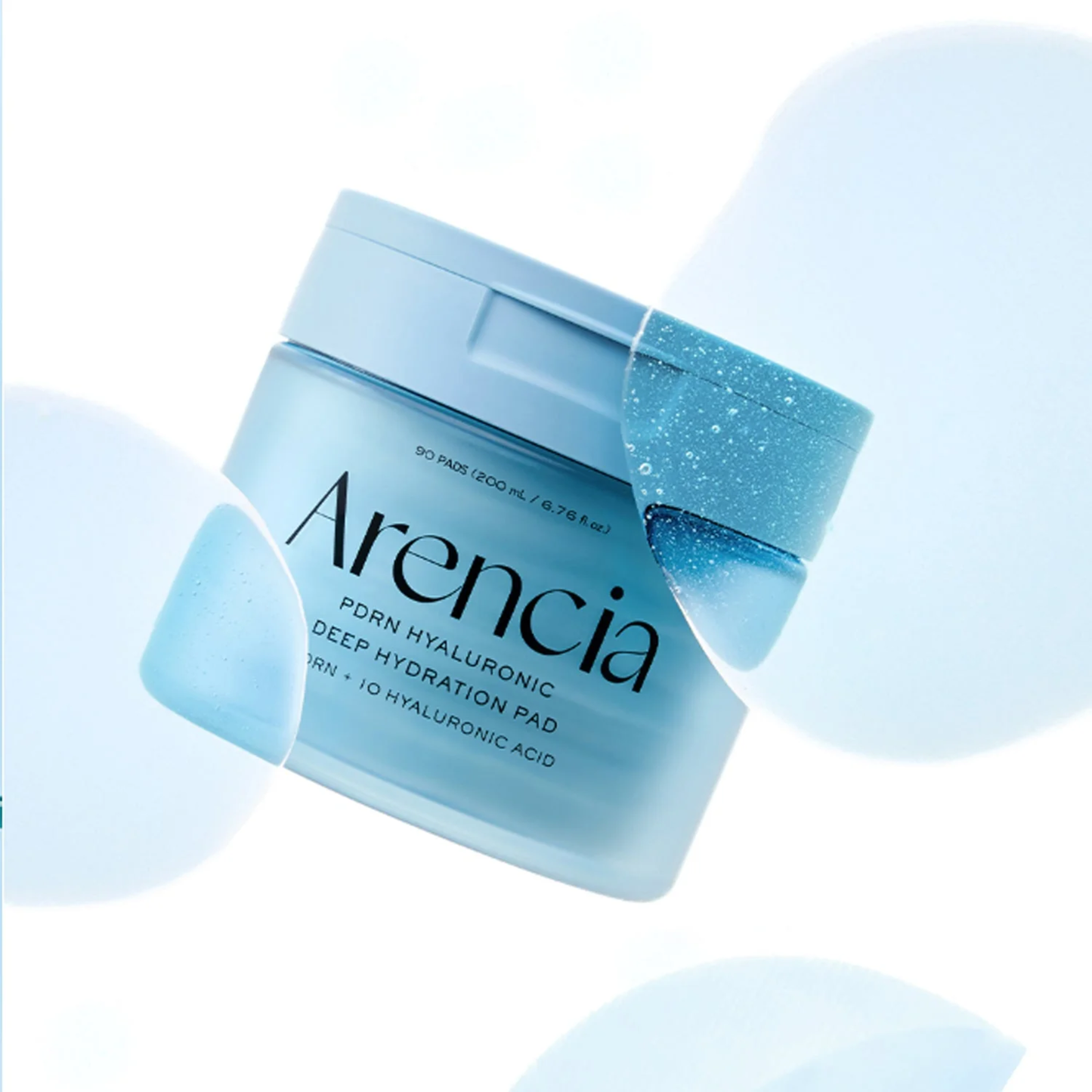 Arencia PDRN Hyaluronic Deep Hydration Pad 90 Pads | Hydrating Toner Pads for Glass Skin