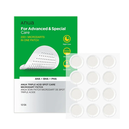 ANUA Triple Acid Spot Care Microdart Patch 12 Patches – Korean Skincare Australia